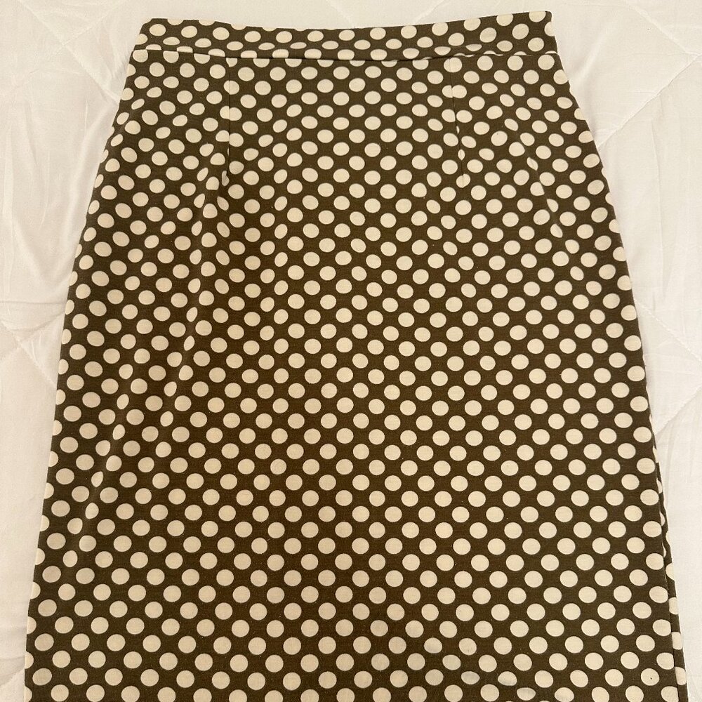 Mikarose Polkadot Pencil Skirt